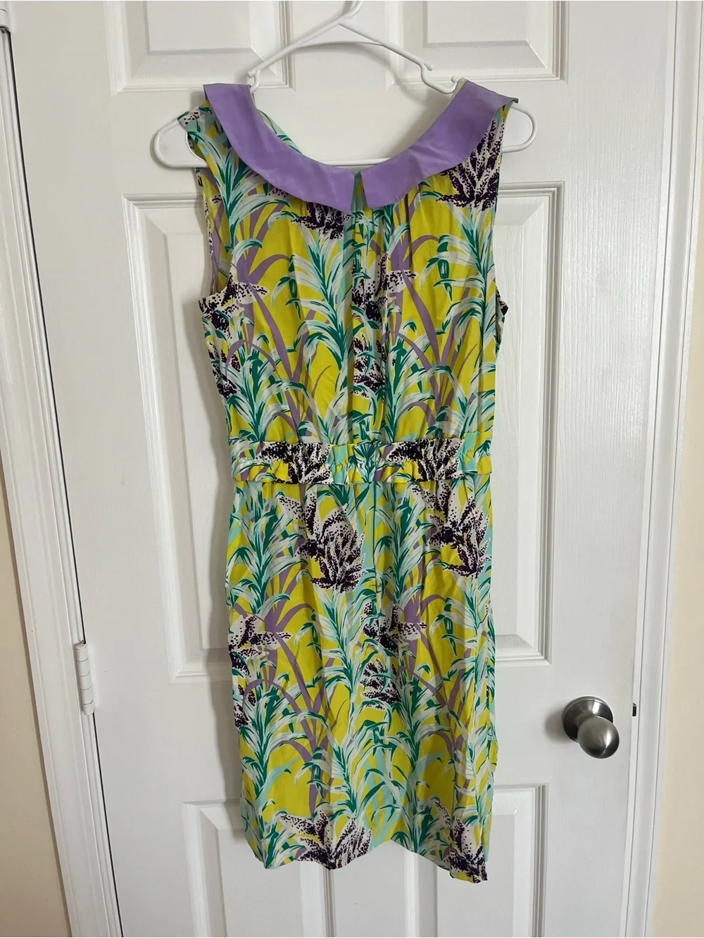 Kate Spade Neal Flora Peter Pan Collar Dress Size 6
